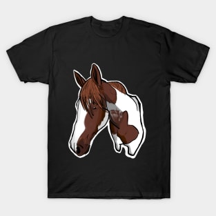 brown white horse T-Shirt